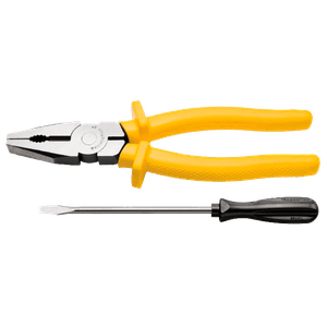 Alicate Tramontina Universal 8" 1000v + Chave de Fenda
