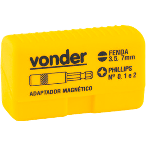 Bits Jogo 07 Pecas Para Ponteira 1/4"" Vonder