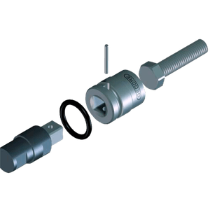 Soquete Sextavado de Impacto K19-1/2" Gedore