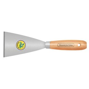 Espatula Metalica 80mm Com Cabo Madeira Tramontina