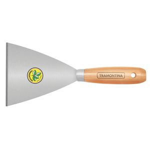 Espatula Metalica 120mm Cabo Madeira Tramontina