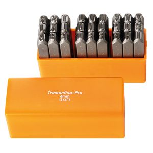 Jogo de Punções Alfabéticos 27 Peças - 4mm