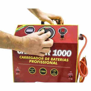 Carregador Bateria 1000 Charger Com Auxiliar Part V8 Brasil