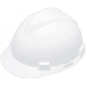 Capacete Msa Aba Frontal Branco V-Gard Com Carneira/Com Jugular