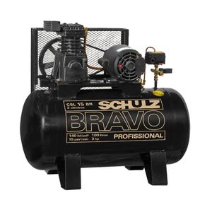 Compressor AR AL CSL 15/100 Bravo 3cv Trifásico 380v Schulz