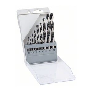 Jogo de Brocas com 10 Pçs 1,0 a 10mm AR Bosch