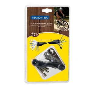 Kit de Ferramentas Tramontina 17 Peças Para Bicicleta