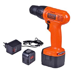 Furadeira Parafusadeira Black&Decker 3/8 9,6W Bivolt A Bateria