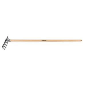 Ancinho Rastelo Tramontina Curvo 12 Dentes Com Cabo De Madeira 120Cm