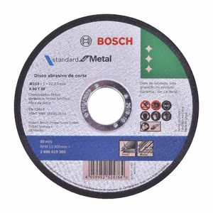 Disco de Corte 4.1/2' A60TBF Metal Inox Bosch