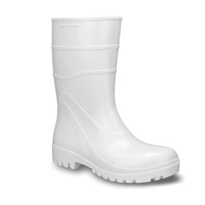Bota Pvc Branca 28cm Sem Forro N°40 Bracol