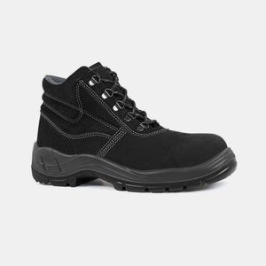 Bota Camurça Bico Com Cadraço Preta N°40 Bracol