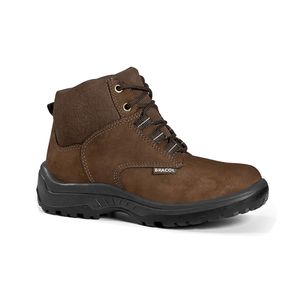 Bota Camurça Bico Plastico Com Cadarço Nobuck Mr N°37 Bracol