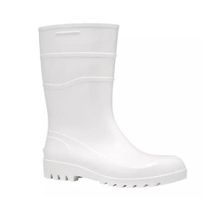 Bota de PVC 28cm sem Forro N38 Branco CA37456 Bracol
