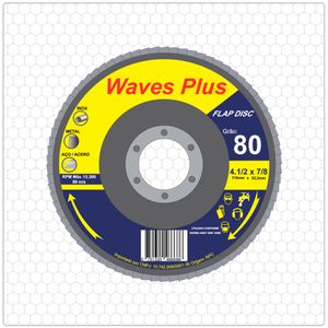 Disco Flap Waves Plus 115mm G-080 4.1/2"