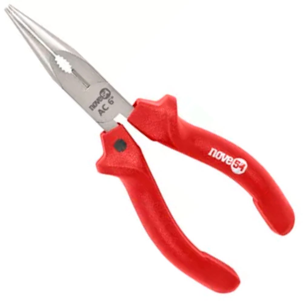 Alicate Nove54 Bico Meia Cana Reto 6"