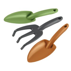 Conjunto Para Jardinagem 3 Peças Plástico Colorido Tramontina