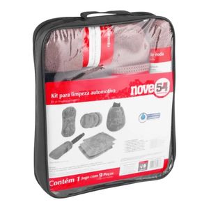 Kit de Limpeza Nove54 Automotiva 09 Peças