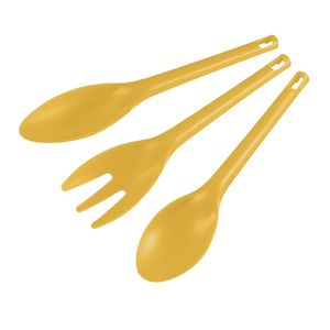 Conjunto para Jardinagem em Plástico Amarelo 3 Peças Tramontina
