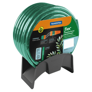 Mangueira Flex Verde em PVC 3 Camadas 25 m Tramontina