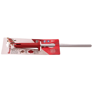 Faca Starrett Chaira 10" Com Haste Estriada 25CM Cabo Vermelho