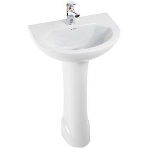 Lavatorio Com Coluna Gardenia Bca MARI LOUCAS
