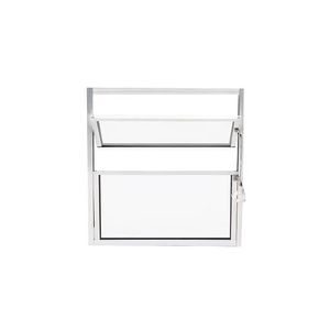 Janela Aluminio Basculante Home Branco Vidro Liso 0,50X0,50M 2FLS Quality