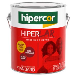 Tinta Esmalte Hiperlar 3,0L Branco Neve HIPERCOR