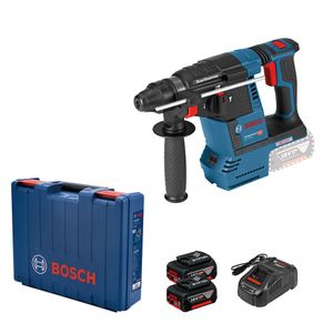 Martelete Perfurador Bosch GBH 18V-26 Brushless 18V 2 Baterias
