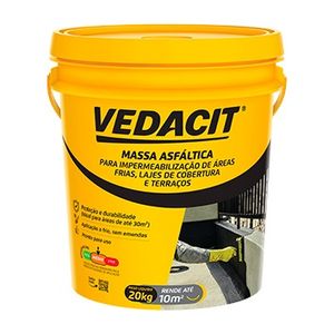 Massa Asfáltica Impermeabilizante 20,0KG VEDACIT BD VEDACIT