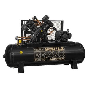 Compressor de Ar Schulz Bravo Al Cslv 60 350L Trifásico