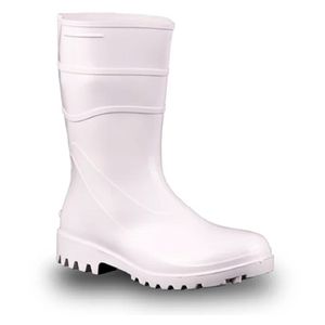 Bota de PVC Branco Cano Médio N36 CA37456 Bracol