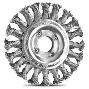 Escova Circular Arame Entrançado 4.1/2'x1/2' Tramontina