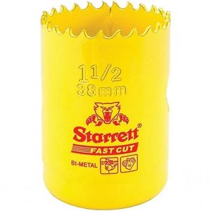 Serra Copo Starrett 3.1/2 Aço Rapido 089,0mm