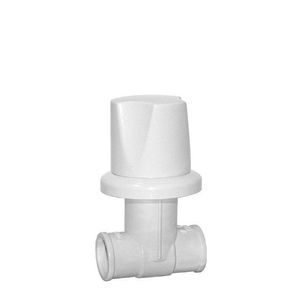 Registro de Pressão Viqua PVC Soldável 25mm Com Canopla Branco