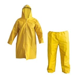 Conjunto Para Motoqueiro Plastcor  Pvc G Amarelo C/F
