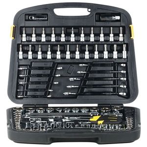 Jogo de Soquete Stanley 032 Com 120Peças Mecânico Profissional