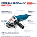 Esmerilhadeira-Angular-Bosch-4-1-2--Gws-850w-Com-3-discos