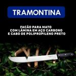 Facao-Para-Mato-Tramontina-10--Lamina-em-Aco-Carbono-e-Cabo-Preto-de-Polipropileno