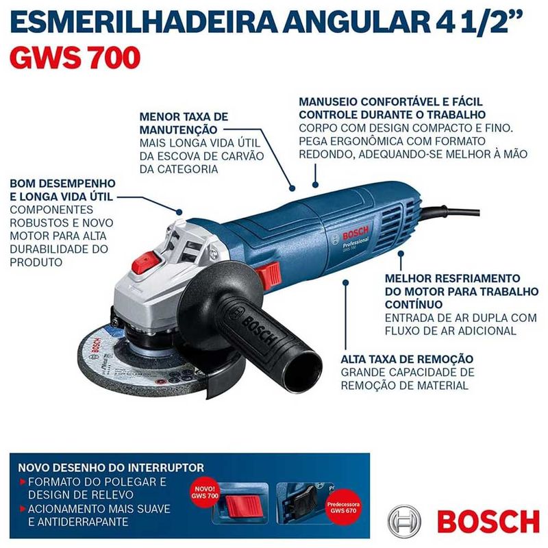 Esmerilhadeira-Angular-Bosch-GWS-700-4.1-2Pol.-710W