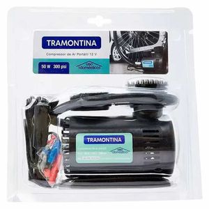 Compressor Ar Portatil Para Carros 300Psi 50w 12v Tramontina