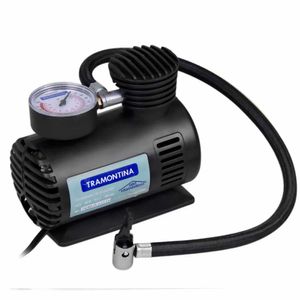 Compressor Ar Portatil Para Carros 300Psi 50w 12v Tramontina