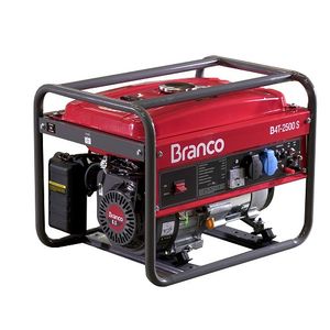Gerador de Energia á Gasolina Branco 2.20KVA 220V Partida Manual Sem Escova