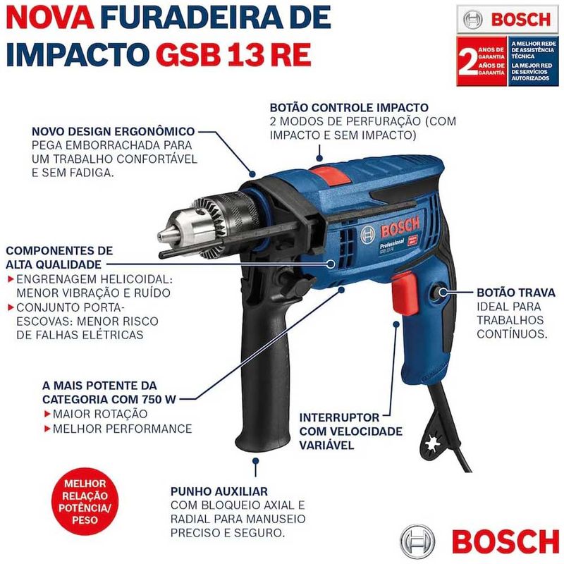 furadeira-de-impacto-bosch-GSB-13-RE-750W