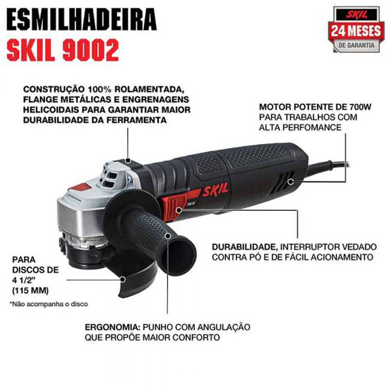 Esmerilhadeira-Angular-Skil