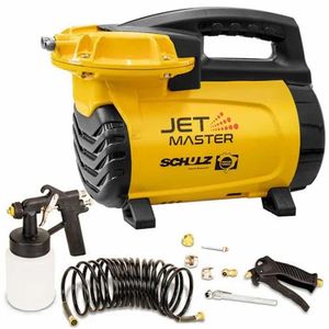 Motocompressor de Ar Direto Jet Master 5,3 PCM com 8 Acessórios