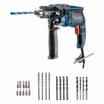 Furadeira-de-Impacto-Bosch-GSB-13-RE-750W-220V-Kit-Com-23-Pecas