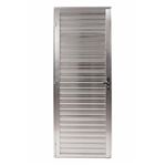 Porta-de-Aluminio-Natural-Veneziana-210x80cm-Lado-Esquerdo-Quality