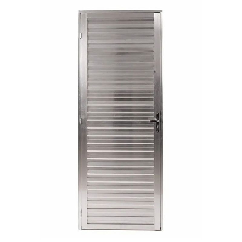 Porta-de-Aluminio-Natural-Veneziana-210x80cm-Lado-Esquerdo-Quality