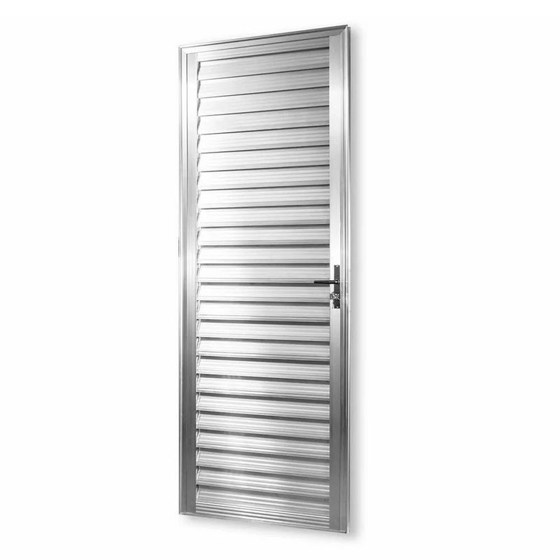 Porta-de-Aluminio-Natural-Veneziana-210x80cm-Lado-Esquerdo-Quality